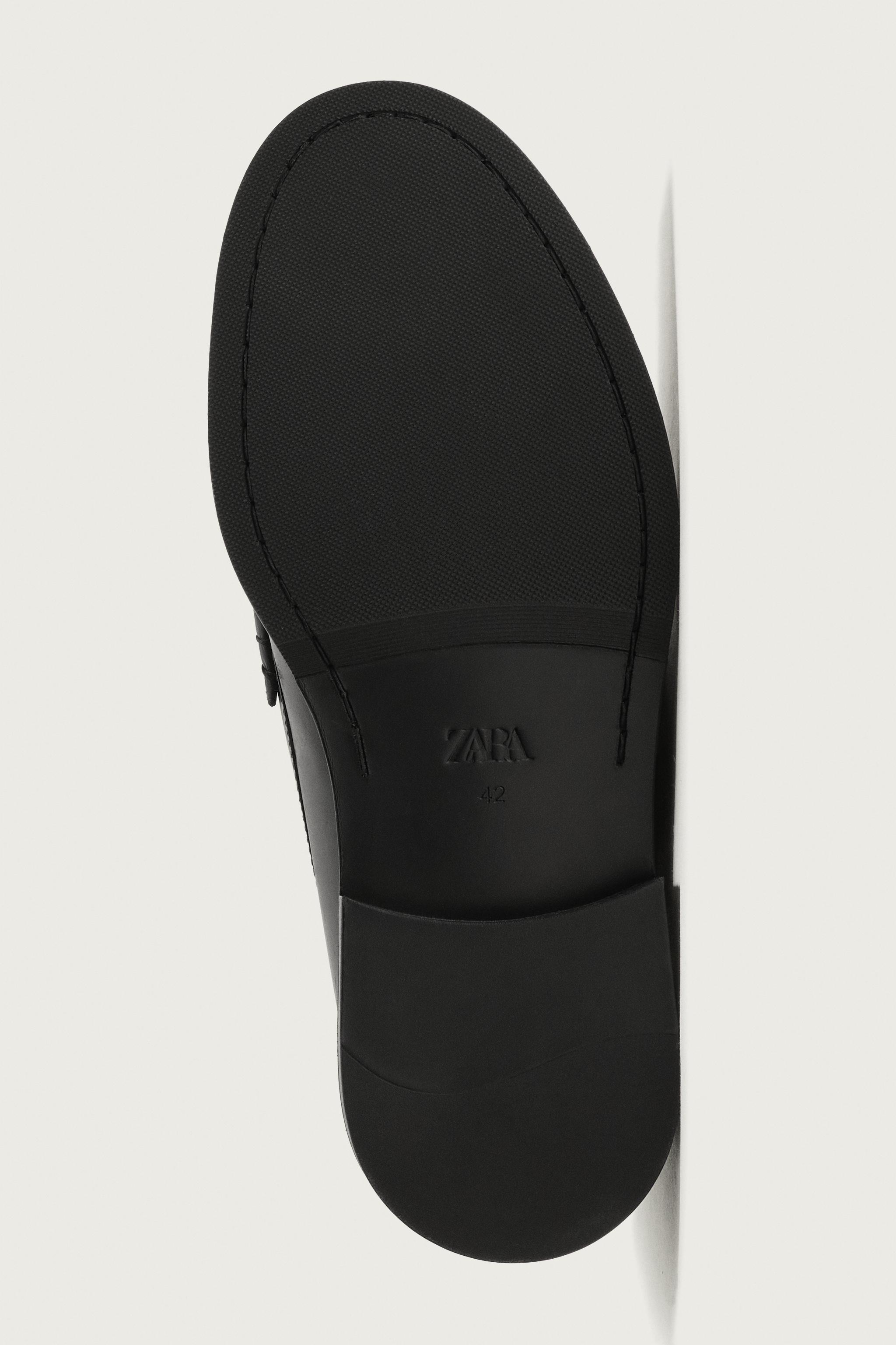 LEATHER PENNY LOAFERS